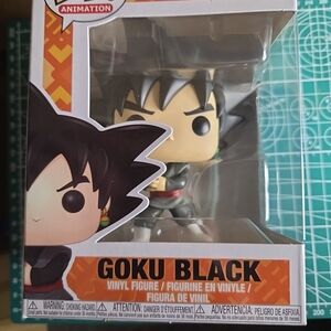 Funko Goku Black Vinyl Figure - Black, Flesh, Green, Red